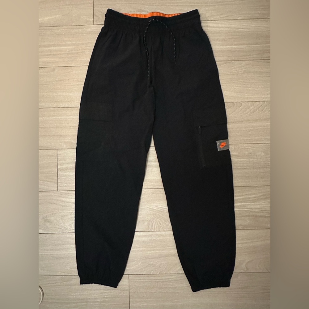 Nike Nylon Cargo Pants with Elastic Waistband